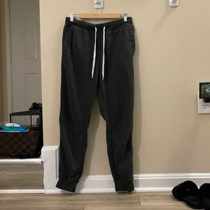 Gray sweatpants